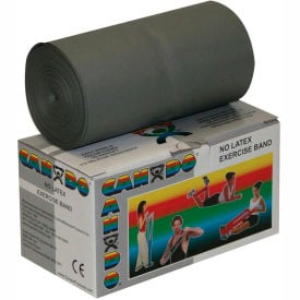 CanDo® Latex-Free Exercise Band Silver 6 Yard Roll 1 Roll/Box 10-5616