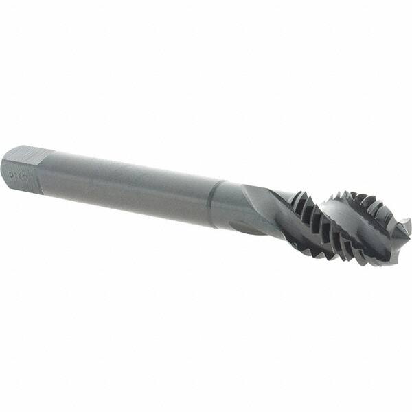 Spiral Flute Tap: 7/16-14, UNC, 3 Flute, Modified Bottoming, 2B Class of Fit, Cobalt, Oxide Finish MPN:AU503200.5012