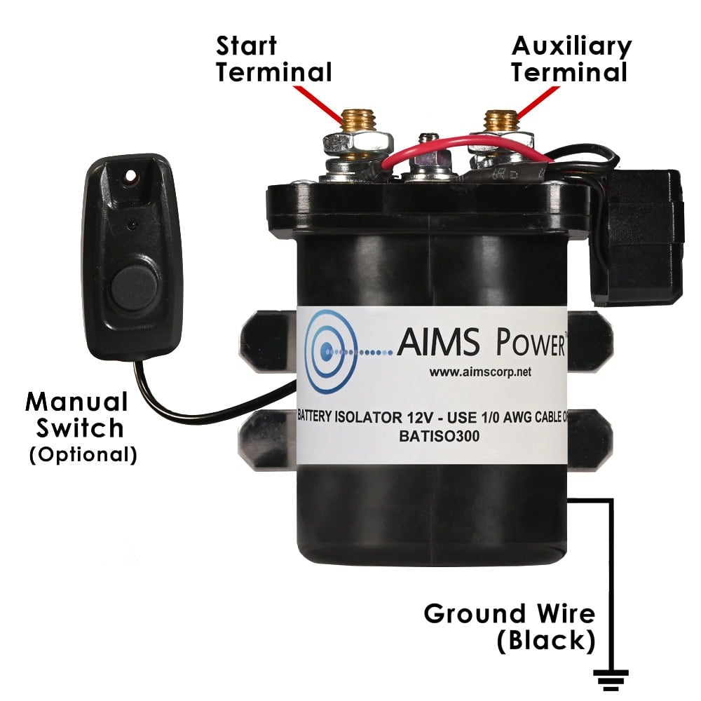 Battery Connector Accessories, For Use With: Works with 12 V battery systems , Amperage: 300.0000 , Voltage: 12.00 , Overall Length: 10.00in  MPN:BATISO300