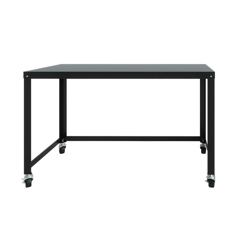 Steel Base Computer Desk: Steel Top, Black MPN:21647