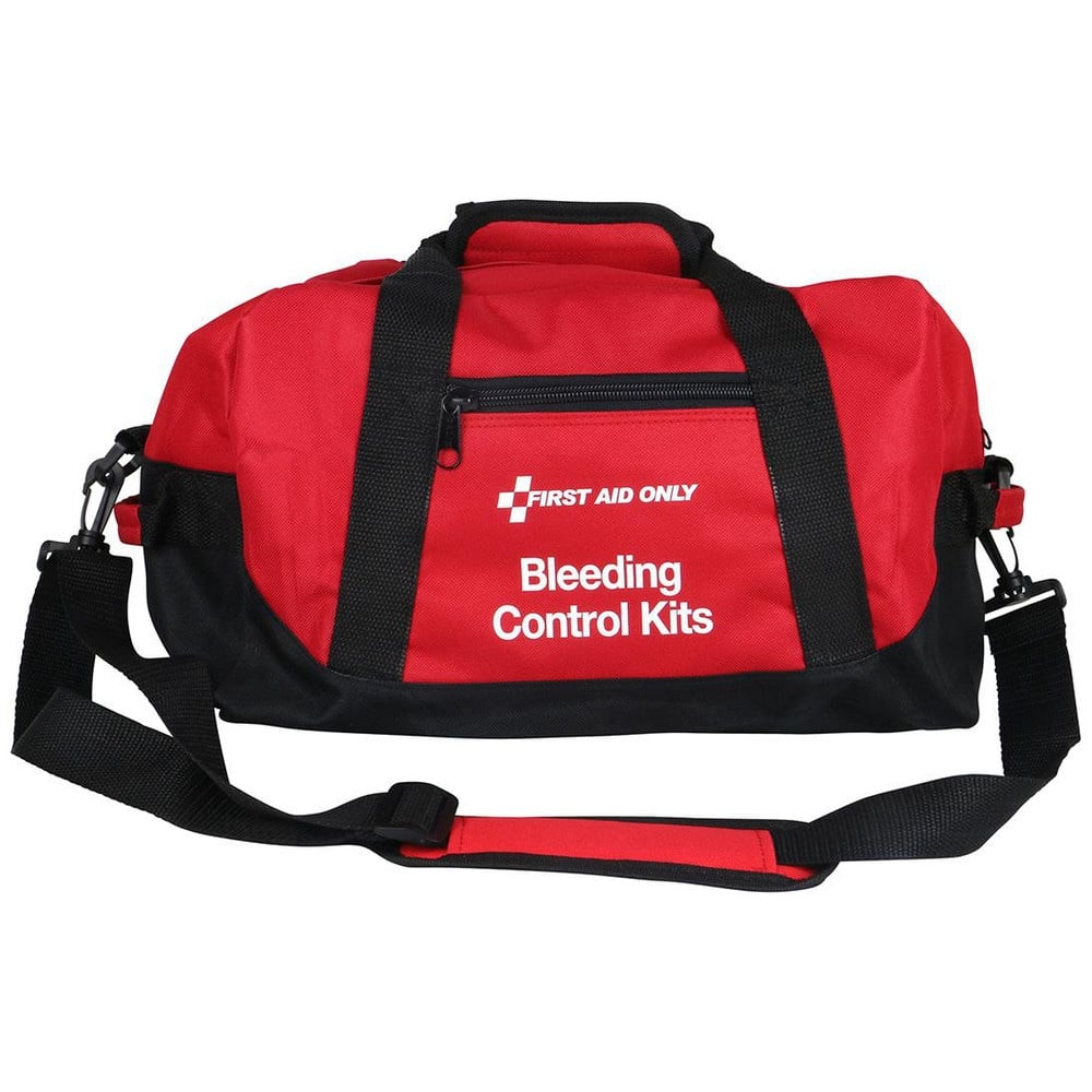 Emergency Prep Kits, Kit Type: Bleeding Control , Container Type: Bag , Container Material: Nylon , Color: Red , Overall Length: 8.00in  MPN:91346-001