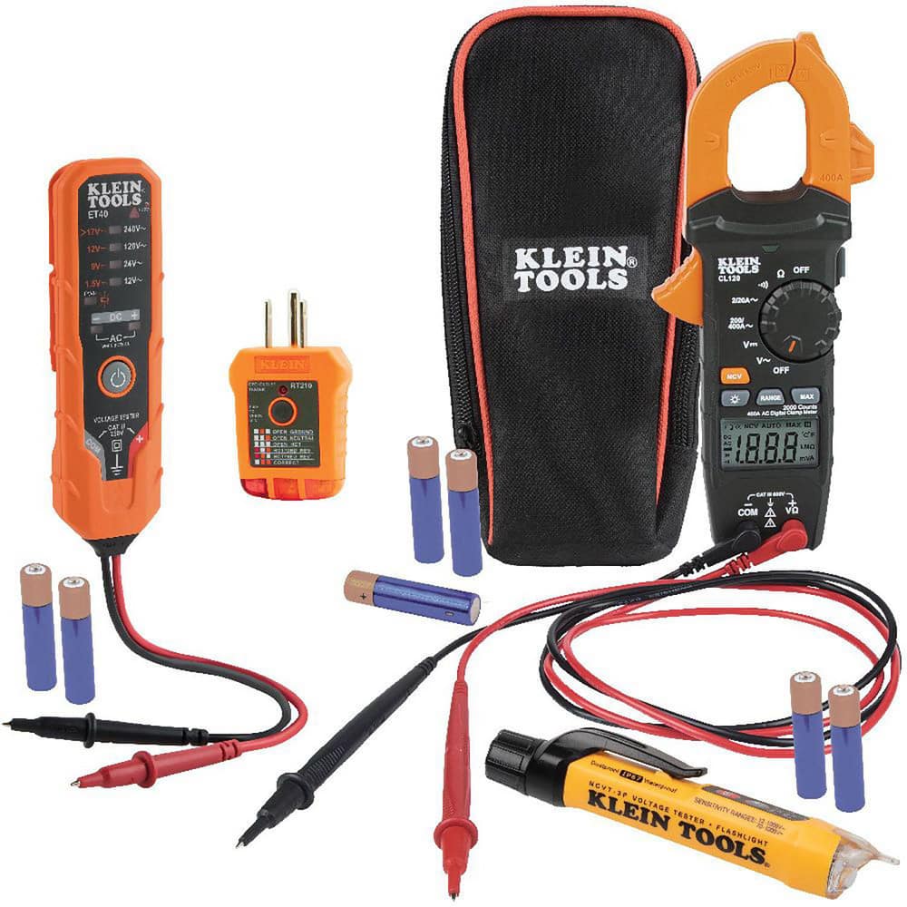 Electrical Test Equipment Combination Kits, Kit Type: Clamp Meter Test Kit , Jaw Capacity (Decimal Inch): 1.6000 , Minimum Operating Temperature (F): 0  MPN:CL120VP