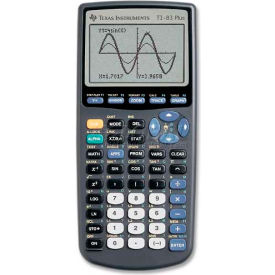 Texas Instruments Graphing Calculator TI83PLUS 8 X 16 Display 3-1/2