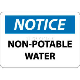 NMC N322PB OSHA Sign Notice Non-Potable Water 10