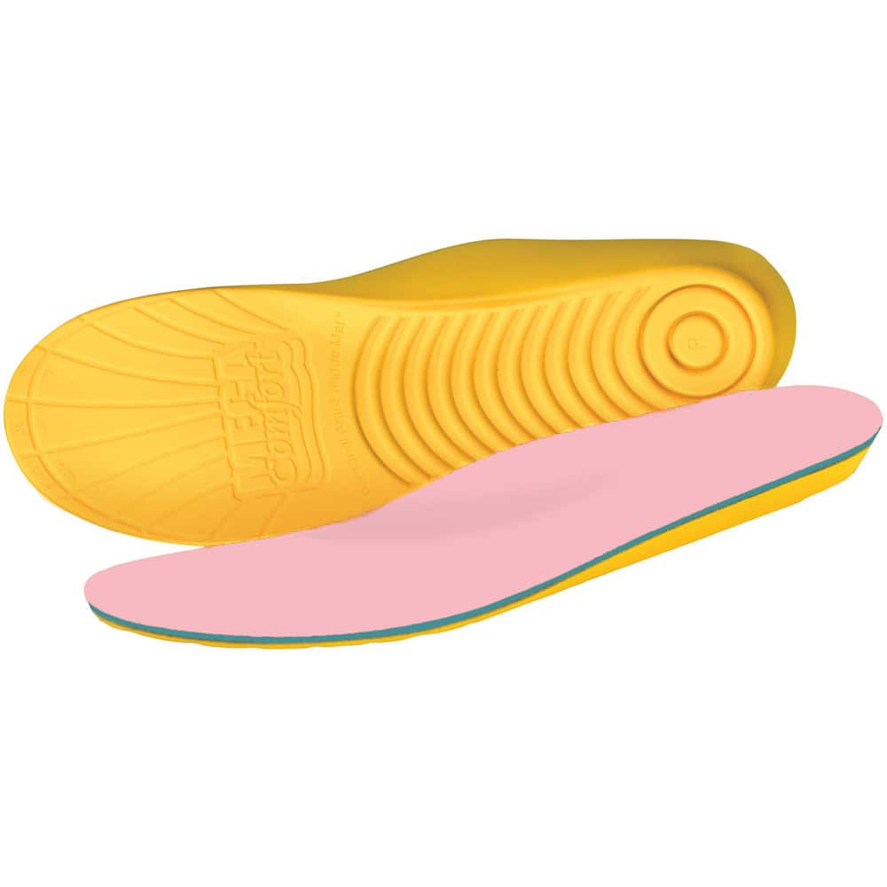 Insoles, Support Type: Diabetic Anti-Fatigue , Gender: Unisex , Material: EVA Foam, Dual-Layer Memory Foam, Cloth , Thickness: 0.5in , Color: Yellow, Blue MPN:DIAB-M1011/W121