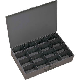 Durham Steel Scoop Compartment Box 131-95 - Adjustable Compartments 18 x 12 x 3 - Pkg Qty 4 131-95