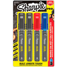 Sharpie® Pro Permanent Marker Fine Tip Assorted Color 4 Per Pack - Pkg Qty 6 2018324