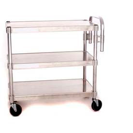 Prairie View Aluminum Utility Cart w/3 Shelves 400 lb. Capacity 24