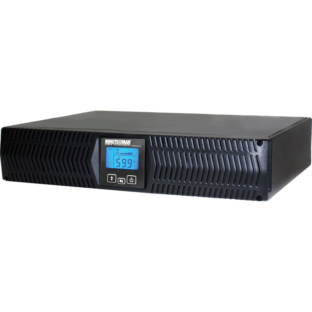 Minuteman Endeavor ED1000RTXL2UNC 1000VA Tower/Rack/Wall Mountable UPS - 2U Tower/Rack/Wall Mountable - 3 Minute Stand-by - 120 V AC Input - 120 V AC Output - 8 x NEMA 5-15R MPN:ED1000RTXL2UNC