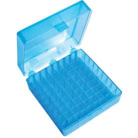 United Scientific™ Cryo Cube Box Polypropylene 100 Places Blue/Yellow Pack of 4 66502