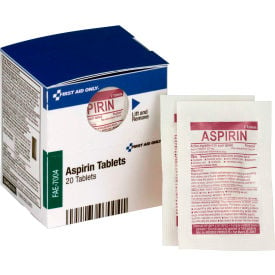 First Aid Only FAE-7004 SmartCompliance Refill Aspirin 2 Tablets/Packet 10 Packets/Box FAE-7004-002