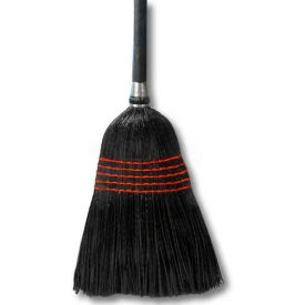 O'Dell Black Poly Warehouse Broom 1-1/8