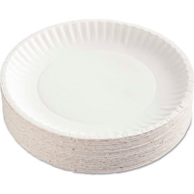 AJM Packaging Corp®  AJMPP9GRAWH Paper Plates 9