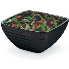 Vollrath® Square Insulated Serving Bowls 4763460 3.2 Quart Black Black - Pkg Qty 6 4763460