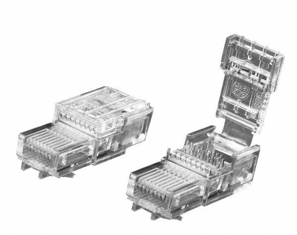 Modular Connectors, Connector Type: Plug , Number of Positions: 8 , Number of Contacts: 8 , Standards Met: cUL Certified File LR80837, UL 94 V-0 MPN:BRFTP4P