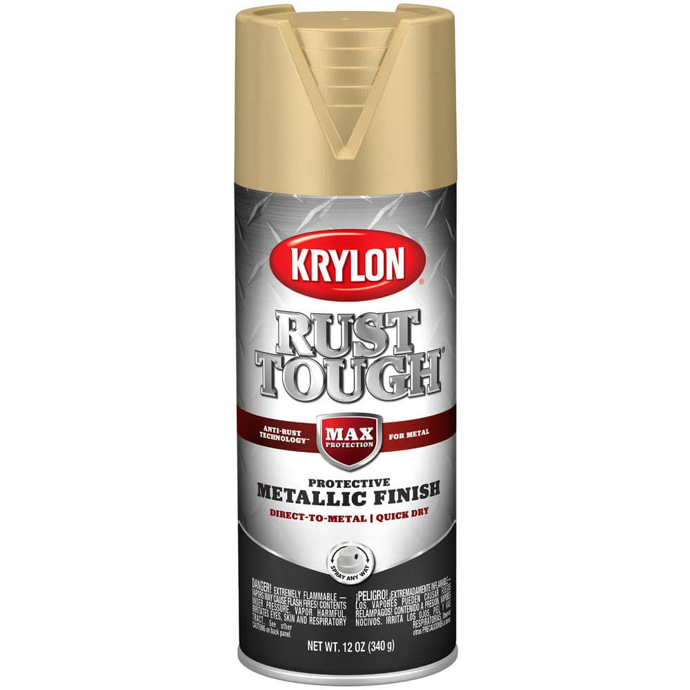 Spray Paints, Product Type: Rustproof Enamel , Type: Rust Preventative Enamel Spray Paint , Color: Gold , Finish: Metallic , Color Family: Gold  MPN:K09273008