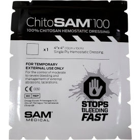 First Voice™ Chito SAM Single Ply Hemostatic Dressing 4