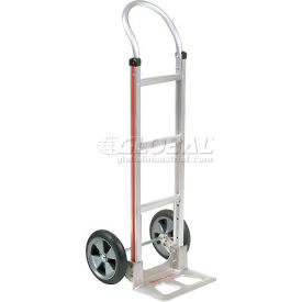 Magliner® Aluminum Hand Truck Curved Handle Balloon Wheels 334532