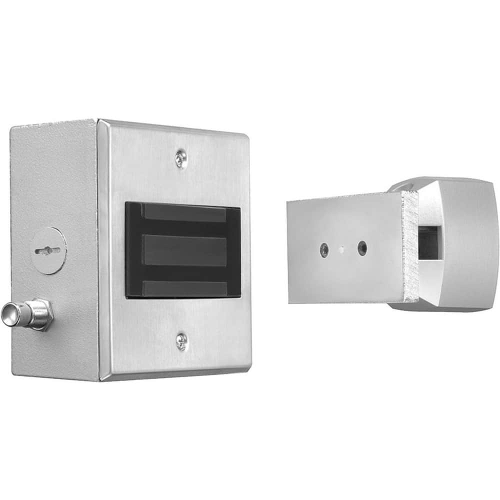 Electromagnet Locks, Lock Type: Door Position Switch , Mount Type: Surface , Material: Steel , Opening Action: Electromagnetic , Strike Plate Length: 5.5in  MPN:993M 689