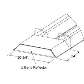 SunStar U Bend Reflector Kit For U Shaped Infrared Tube Heaters 43488000