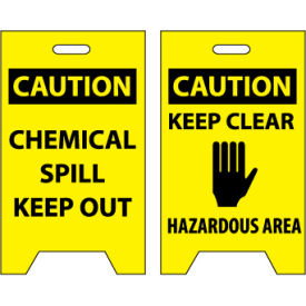 Floor Sign - Caution Chemical Spill Keep Out FS5