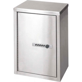 Omnimed® Stainless Steel Double Door Narcotic Cabinet with Combo Lock 11