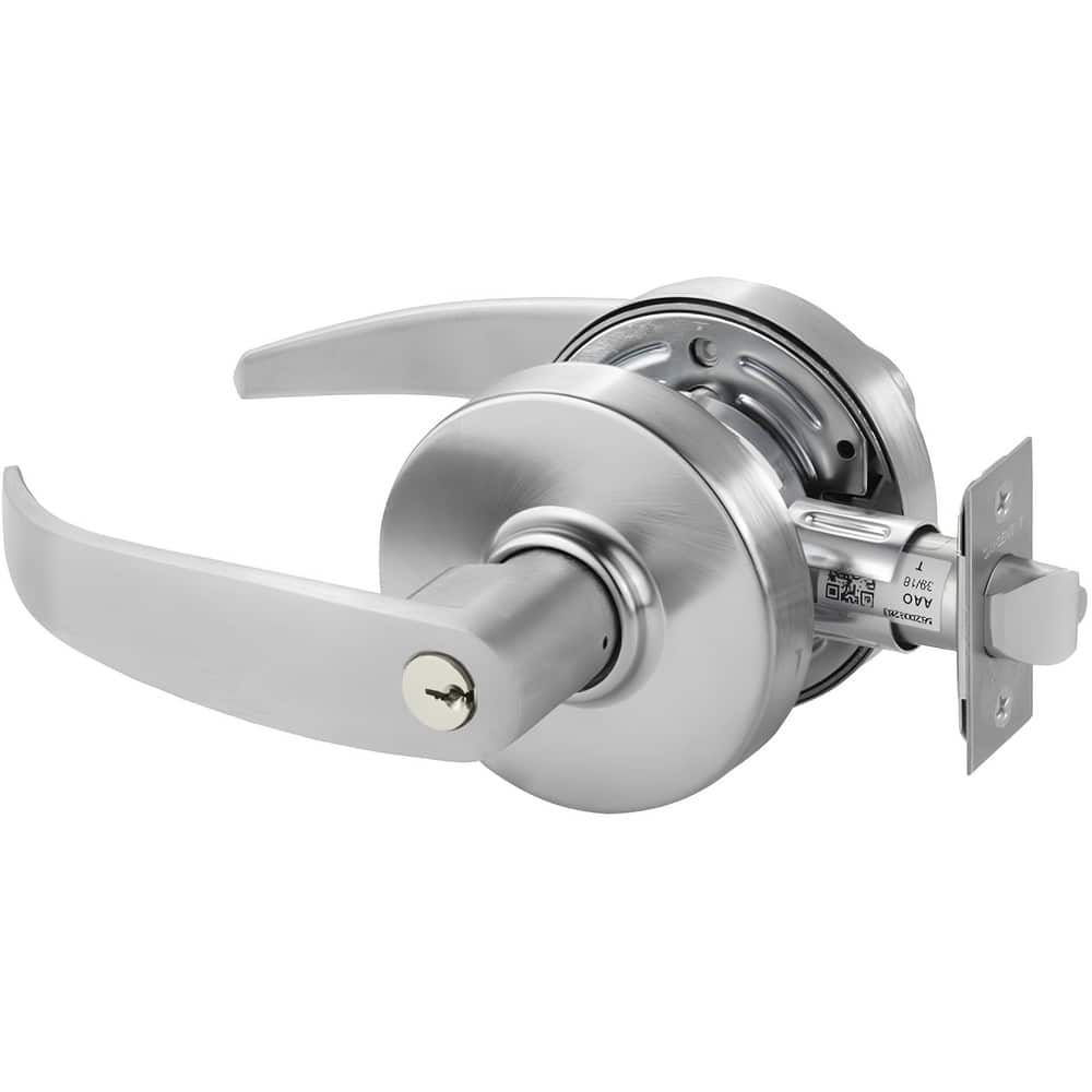 Lever Locksets, Lockset Type: Entrance , Key Type: Keyed Different , Back Set: 2-3/4 (Inch), Cylinder Type: Conventional , Material: Metal  MPN:28-7G05 LP 26D