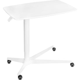 Seville Classics Airlift® Overbed Medical Pneumatic Adjustable Table White OFF65905