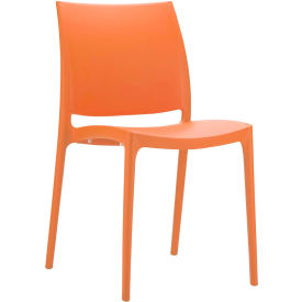 Siesta Maya Resin Dining Chair Orange - Pkg Qty 2 ISP025-ORA