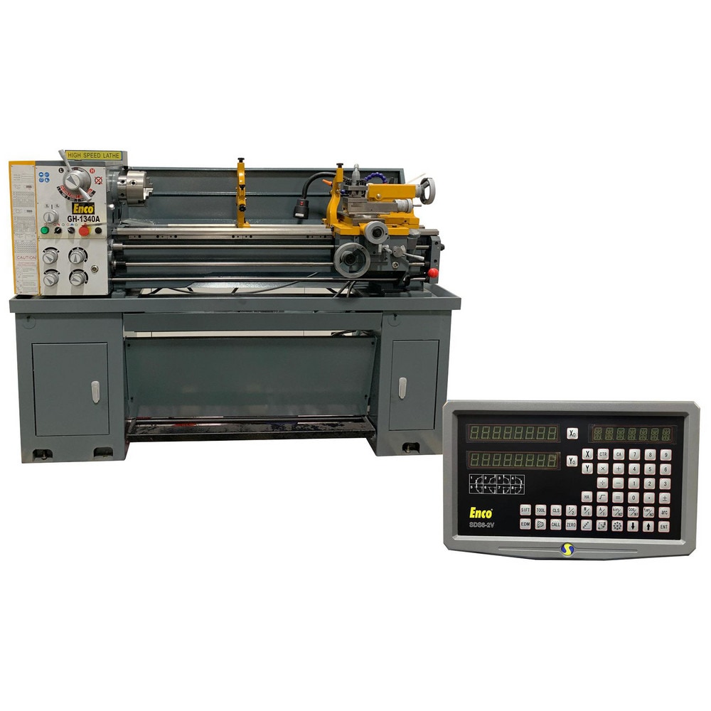 DRO Systems, Machine Compatibility: Lathe , Calculator Function: Yes , Programmable Memory: Yes , Tool Offsets: 200 , Scale Type: Glass, Linear Scale  MPN:0473259/1307151