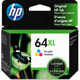 HP® 64XL High Yield Tri-Color Original Ink Cartridge 415 Page Yield N9J91AN#140