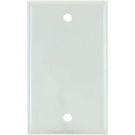 Sunlite® Blank Switch & Receptacle Plate 1-Gang White Pack of 12 40922-NS