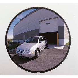 See All® Round Acrylic Convex Mirror W/Steel Back Outdoor 36