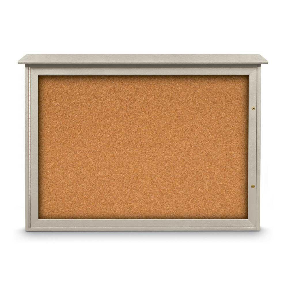 Enclosed Cork Bulletin Board: 48