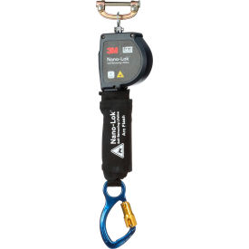 3M™ DBI-SALA® Nano-Lok Arc Flash Self-Retracting Lifeline Web & Aluminum Carabiner 8'L 3100577