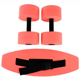 CanDo® Standard Aquatic Exercise Kit (Jogger Belt Hand Bars) Small Red 20-4210R