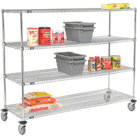 Nexel® 4 Shelf Truck Chrome 72