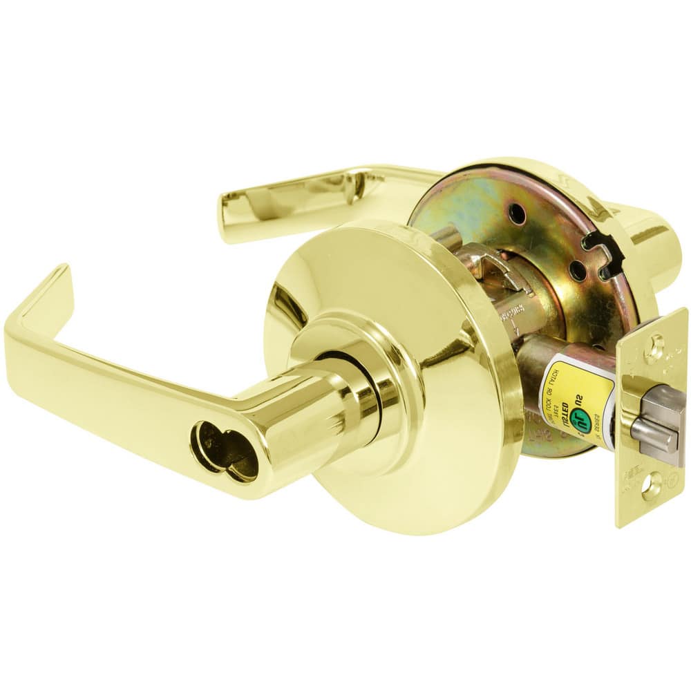 Lever Locksets, Lockset Type: Entrance , Key Type: Keyed Different , Back Set: 2-3/4 (Inch), Cylinder Type: Less Core , Material: Metal  MPN:7KC37AB15DS3605