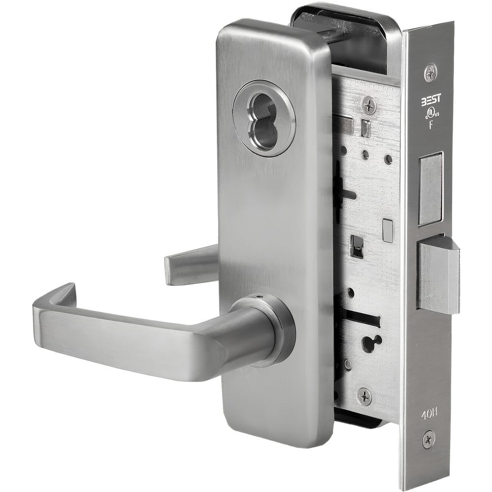 Lever Locksets, Lockset Type: Special , Key Type: Keyed Different , Back Set: 2-3/4 (Inch), Cylinder Type: Less Core , Material: Metal  MPN:45H7IND15J626