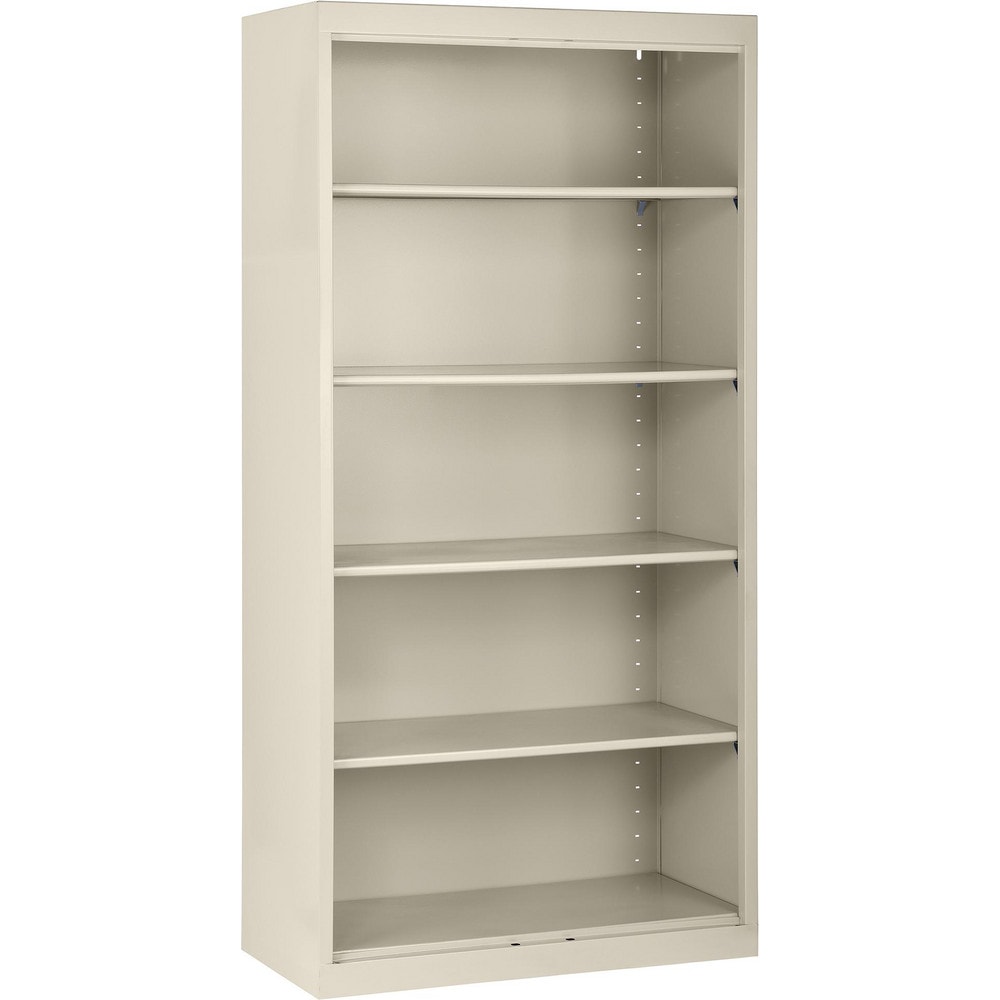 Bookcases, Overall Height: 72in , Overall Width: 36 , Overall Depth: 18 , Material: Steel , Color: Putty  MPN:BA40361872-07