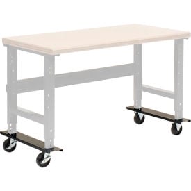 Caster Base Set for GoVets™ Adjustable Height Workbench 48 - 72