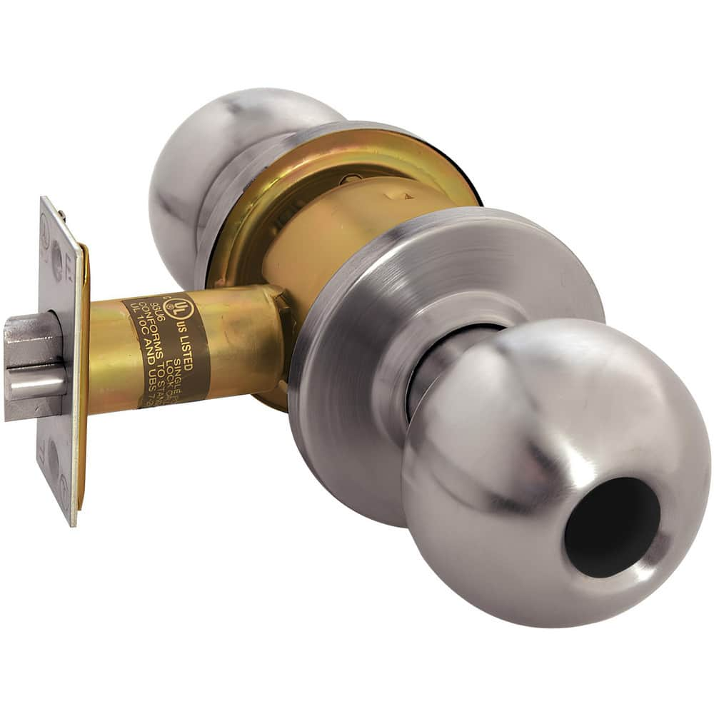 Knob Locksets, Type: Storeroom , Key Type: Keyed Different , Material: Metal , Finish/Coating: Satin Stainless Steel  MPN:RK12-BD-32D-LC