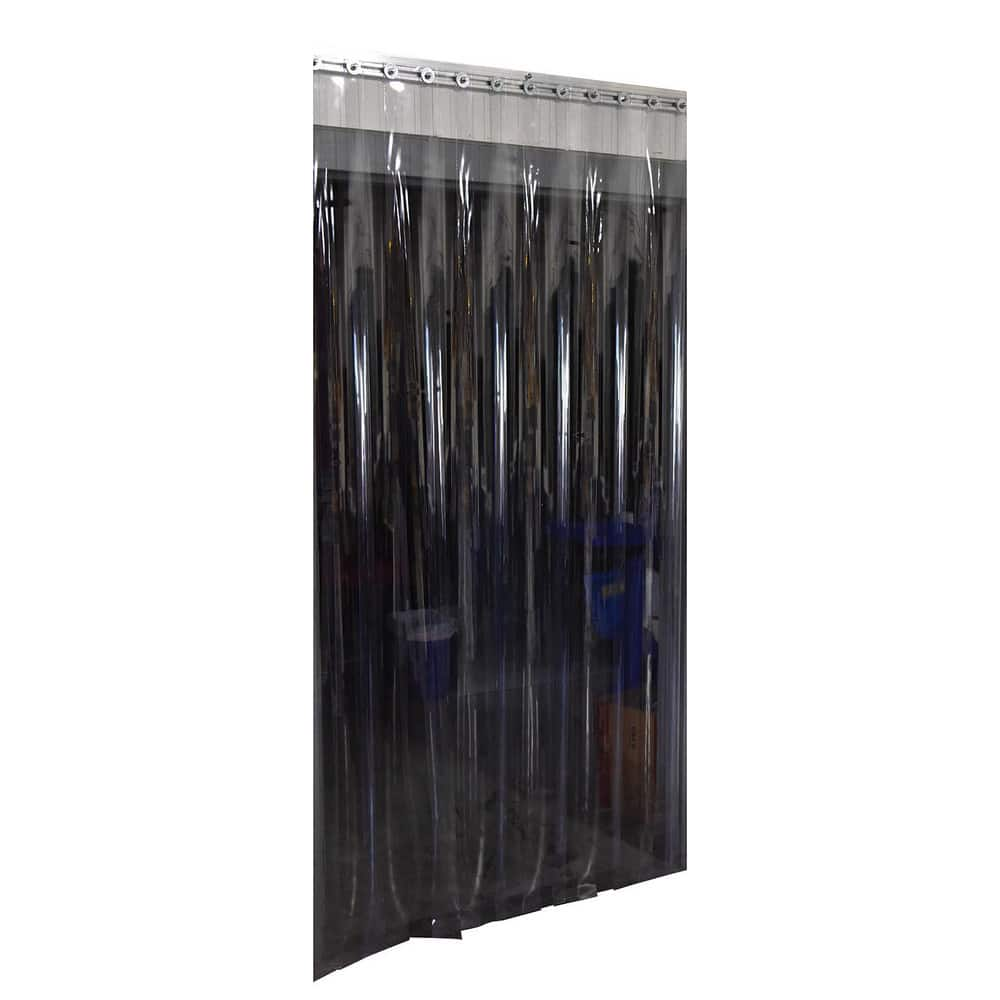 Dock Strip Doors/Curtains, Curtain Type: Industrial Curtain Kit , Door Width (Feet): 8 , Door Height (Feet): 9 , Material: PVC, Vinyl , Color: Clear  MPN:TG-1600-S-W-96-