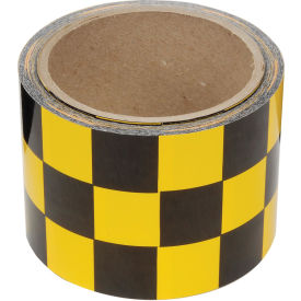 INCOM® Checkerboard Hazard Tape - Yellow/Black 3