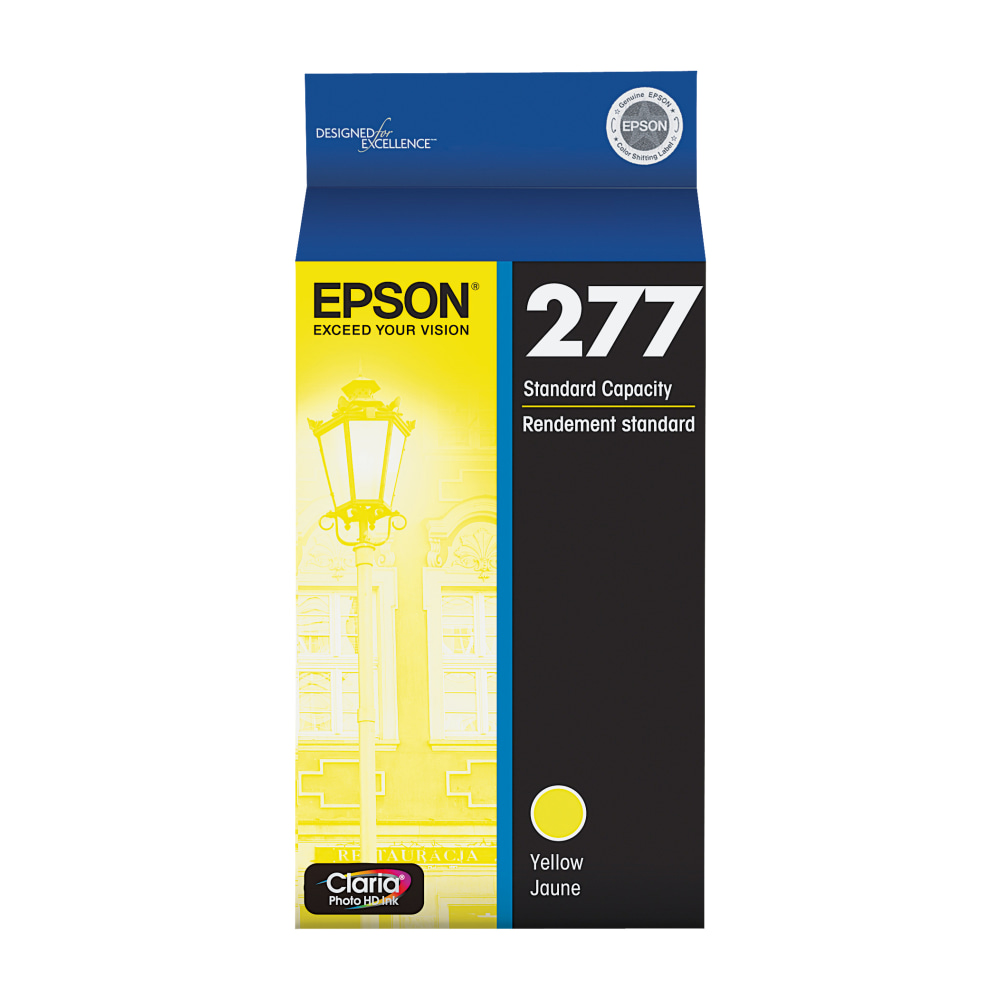 Epson 277 Claria Yellow Ink Cartridge, T277420 (Min Order Qty 5) MPN:T277420S