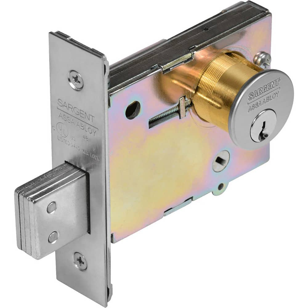 Deadbolts, Deadbolt Type: Deadbolt , Lock Type: Double Cylinder , Key Type: Conventional , Mount Type: Mortise , Material: Metal  MPN:4874 26D