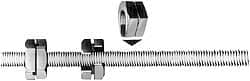 Twist On Quick Threading Nuts, Thread Size (Inch): 1/4-20 , System of Measurement: Inch , Height (Decimal Inch): 0.3750 , Thread Direction: Right Hand  MPN:142OUNC