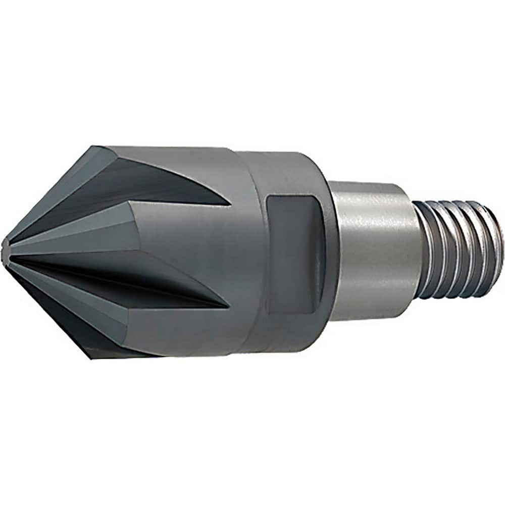 Corner Radius & Corner Chamfer End Mill Heads, Mill Diameter (mm): 12.70 , Mill Diameter (Inch): 1/2 , Chamfer Width (mm): 4.830  MPN:10528181