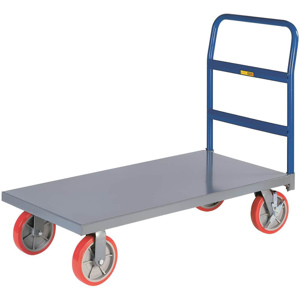 Bar, Panel & Platform Trucks, Type: Heavy-Duty Platform Truck , Load Capacity (Lb. - 3 Decimals): 3600.000 , Body Material: Steel , Height (Inch): 39  MPN:NBB-2460-8PYBK