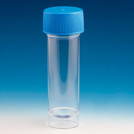 Universal Container 30mL Screwcap Polystyrene Conical Bottom Self-Standing 500/Pack 109217